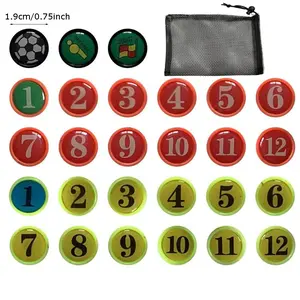 27pcs Tactical Board Digital Football Accessories Magnetic Glue Beads, Magnetic Football Pieces Chess Pieces, Strategy Game Essentials, Strategy Board Games, Board Game Prop