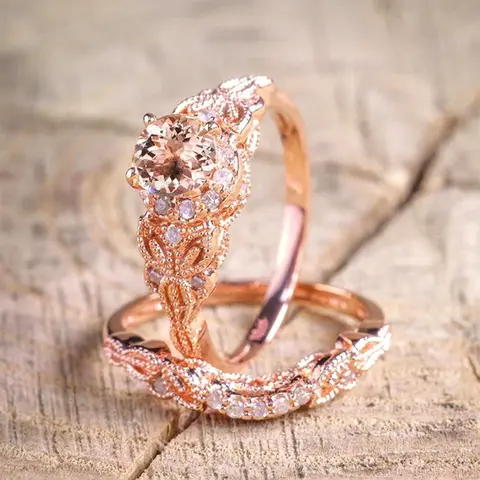 Elegant Rhinestone Decorated Ring for Women, Princess Rings, Elegant Fashion Rings, Beautiful Rings, 2024 New Style Engagement Rings for Party, Daily Clothing Decor, Rhinestone Ring Set