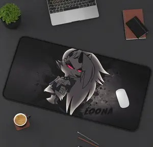 Yeah Im In Heat Loona Helluva Boss Mouse Pad – Anime Wolf Girl Gaming Desk Mat, Non-Slip Rubber Base 5