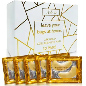 30 Pairs 24K Gold Under Eye Patches for Women – Collagen Gold Masks for Dark Circles and Puffiness - Under Eye Bags Treatment Radiant Comfort