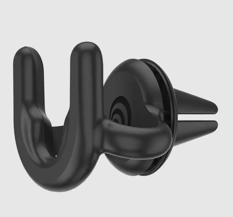 Black Car Vent Car Cell Phone Holder, Universal Stable Cell Phone Mounts, Secure Fit, Easy Setup Automotive Interior Accessory