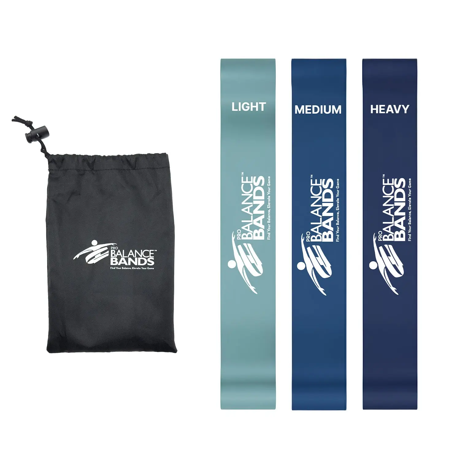 Pro Balance Bands - 3 Premium Loop Band Set