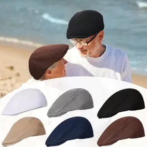 A Set of 6/4/2 Pcs Summer Men's Mesh Duckbill Caps,Baseball Caps,Breathable Newsboy Hats,And Taxi Driver Flat Caps,Halloween Christmas Party Decor Gifts,Hand Tools Kits