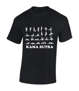Kama Sutra Funny T-Shirt for Men Comedy Graphic Tee Adult Humor Gift Idea