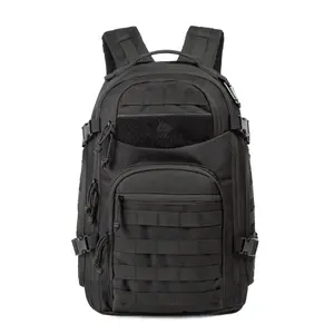 Tactical Laptop Backpack 32L, Military Molle Daypack, Water-Resistant Assault Pack, Fits 17.3 Inch Laptop, Ideal for Work, Hiking, Travel & Outdoor Sports