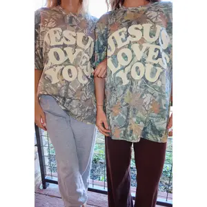 JESUS LOVES YOU Camo Tee
