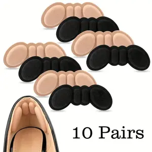 10 Pairs Loose Shoe Insoles, Toe Protector, Relief Blisters Pain, Shoes Filler, Fits Oversized Shoes, Loose Shoes, Friction Shoes, Foot Pads