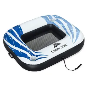 Ozark Trail Cooler Float and Ozark Trail 30QT Hard Side Cooler, 42 Can Capacity Gray