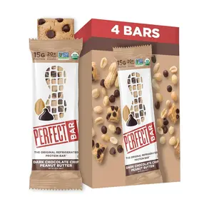 Perfect Bar Gluten-Free Dark Chocolate Chip Peanut Butter Protein Bar, 4 count, 2.3 oz