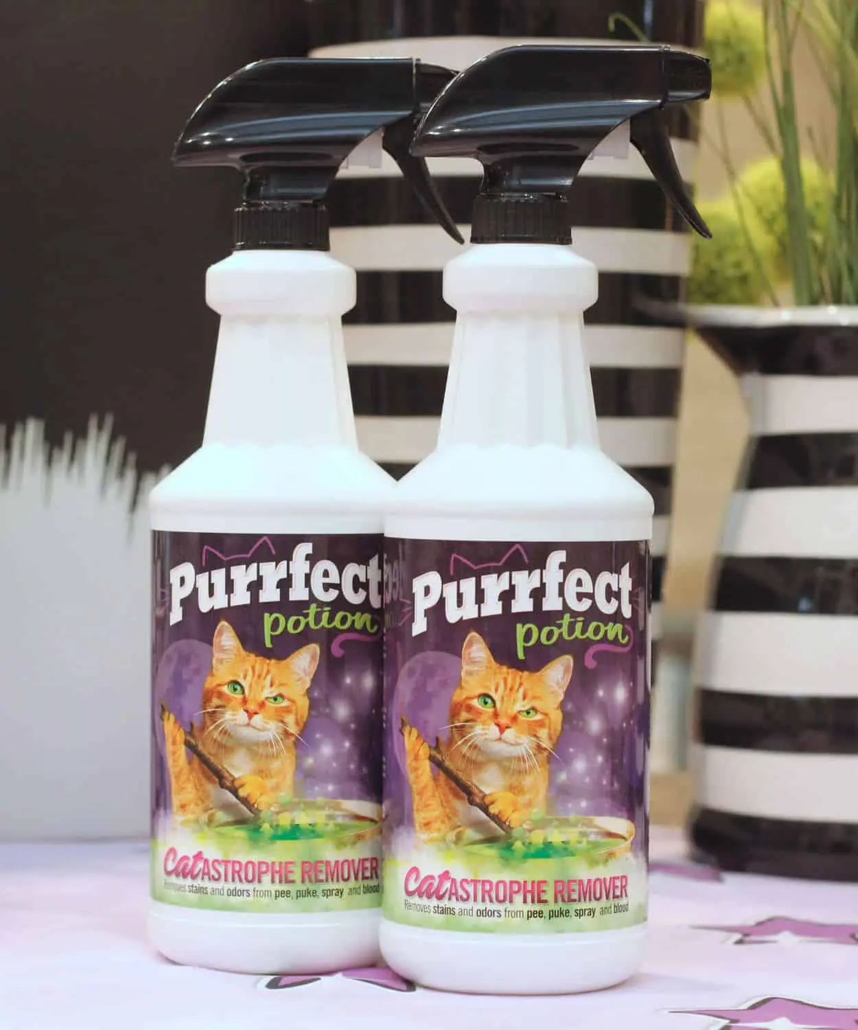 Purrfect Potion - CATastrophe Remover (Two Pack - 32oz Spray Bottles)