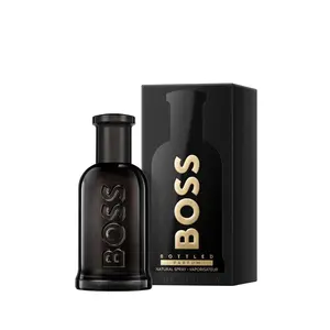 Hugo Boss Bottled Parfum 1.7 oz Woody Ambery Men's Cologne with Leather Orris & Wood Notes Long Lasting Fragrance Liquid