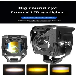 Super Bright Car Motorcycle Off-Road External High Low Beam LED Auxiliary Lights, Durable & Energy Efficient Design, Led Front Lights