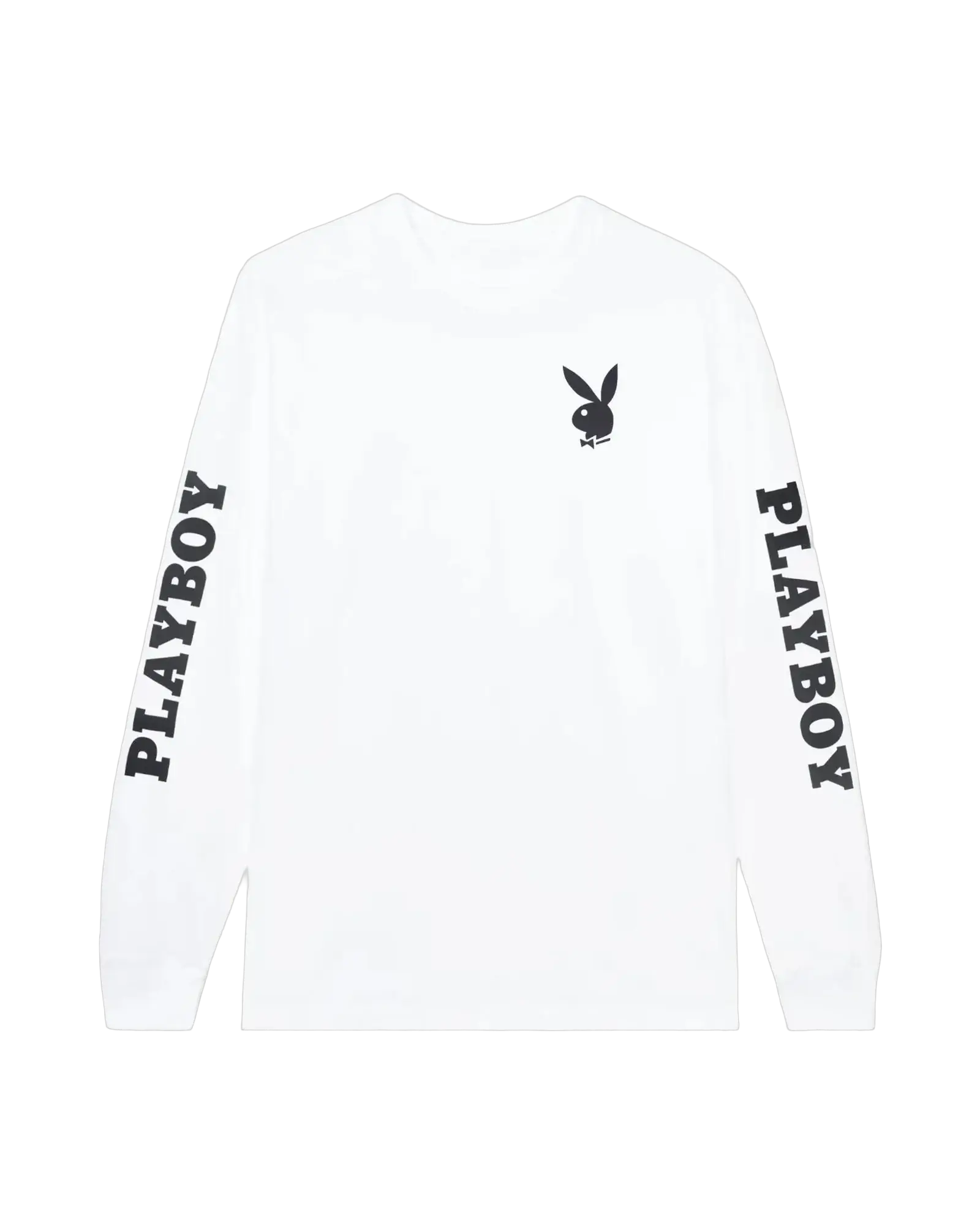 Playboy Masthead & Rabbit Head Long Sleeve T-Shirt Playboy Masthead & Rabbit Head Long Sleeve T-Shirt