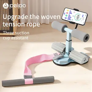 Pelpo Professional Three-Suction Abdominal Exercise Rod, Portable Home Fitness Equipment, Enhanced Stability and Durability, Abdominal Workout Machine