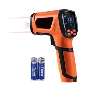 Infrared Thermometer, -40~2732°F Dual Laser Temperature Gun Non-Contact, Handheld IR Heat Temperature Gun with Adjustable Emissivity for Metal Smelting/Cooking/Pizza Oven/Engine(Not for Human)