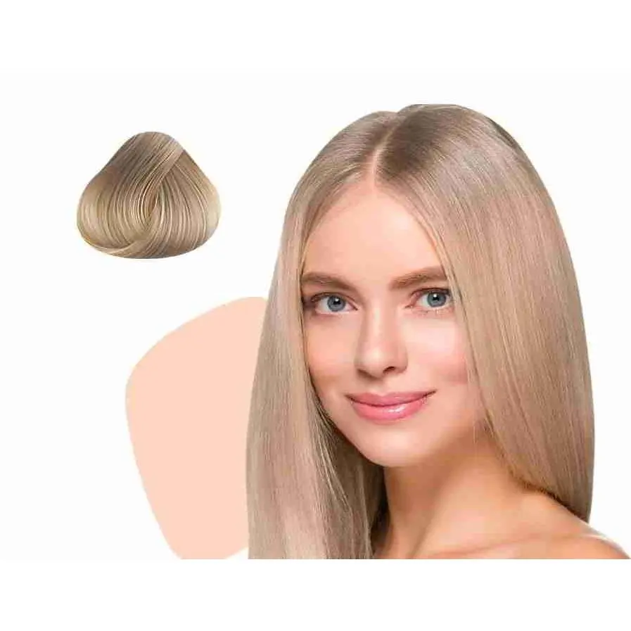 Voglia Ceramide-Rich Moisturizing Hair Dye Cream - 250ml Extra Light Pearly Ash Blonde 10.21, Full Saturation Haircare Formula with Moisture for Long-Lasting Color