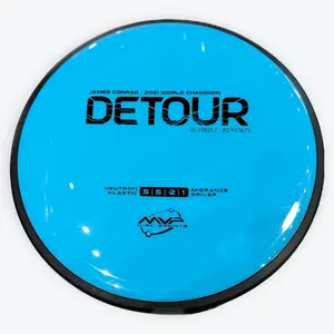 MVP Neutron Detour Premium Midrange Disc by James Conrad Neutron Plastic 5521 Flight Pattern for Experienced & New Players