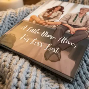 A Little More Alive Far Less Lost Hardcover | Dramione Fanfiction by MGL | Custom Handbound Book | Emotional Comfort Read