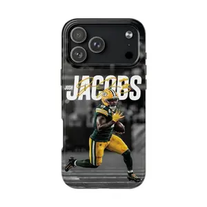Green Parker Tough Phone Case | Football Themed Phone Case Premium Matte Texture, Protection, Shockproof, Anti-Drop, Anti-Fingerprint For IPhone 17-12, Pro Max, Pro Plus, and Samsung S25-22 Protection Safety