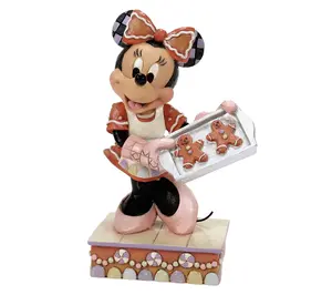 Jim Shore Disney Traditions Minnie w/ Gingerbread Cookies Fig