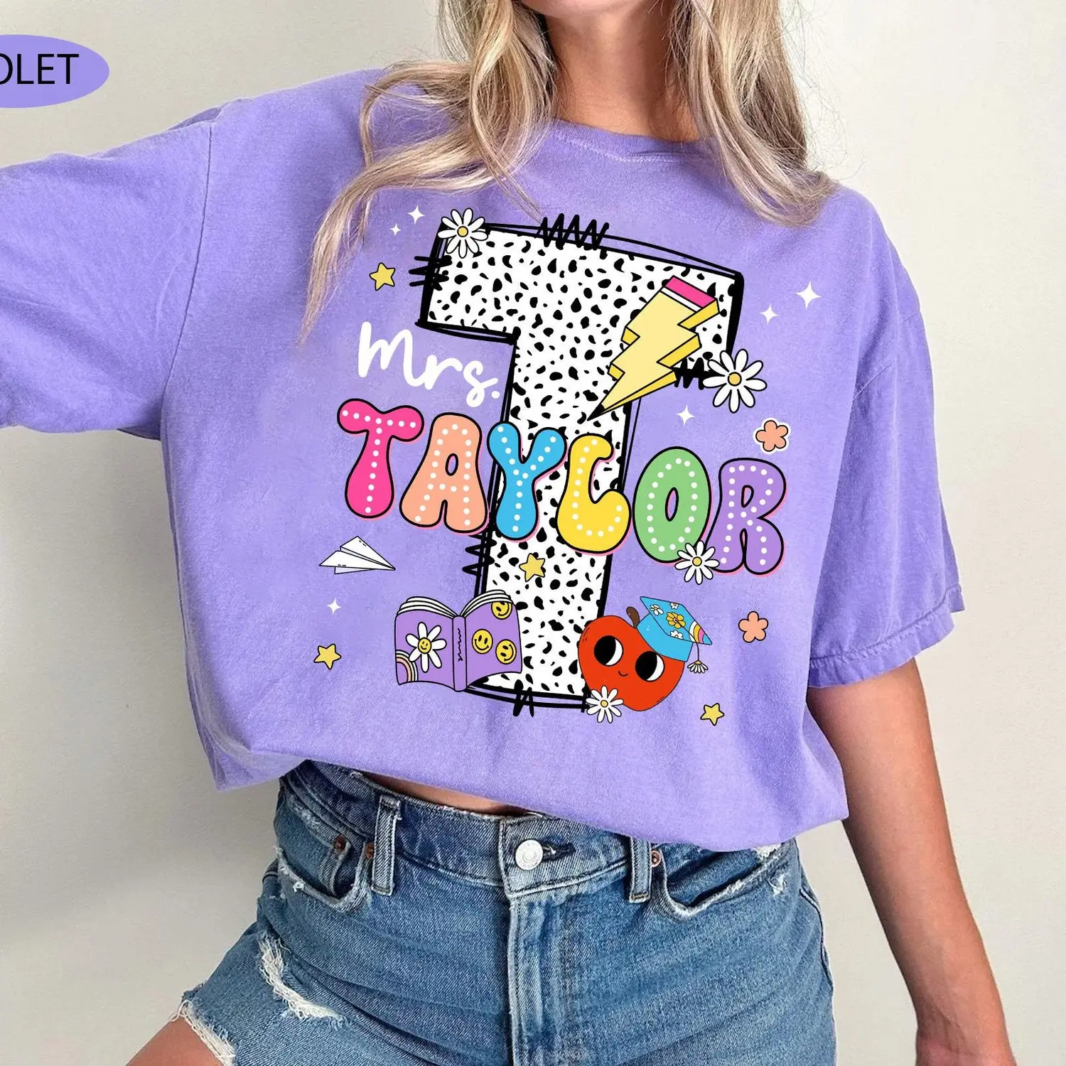 Custom Teacher Name Shirt, Teacher Shirt for Women, Teacher Gift, Teacher Team Shirt, Back To School Teacher Shirt, Teacher Appreciation, toddler boy clothing, gift for daughter