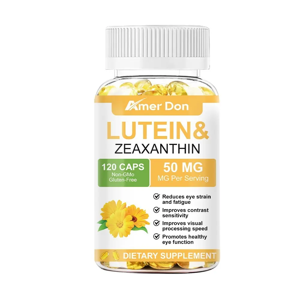 Lutein and Zeaxanthin Eye Health Capsules for Vision Support, Blue Light Defense & Eye Strain Relief, 120 Capsules