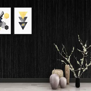 Brushed Pattern Wallpaper, Self-adhesive Waterproof Wall Sticker, Wall Decor for Home Living Room Bedroom Decoration