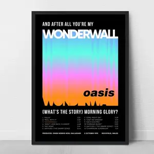 Oasis Poster, What's the Story Morning Glory? Art Print, The greatest band.Wall Art, Home Room Decor