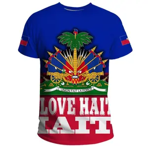T-SHIRT FLAG HAITI