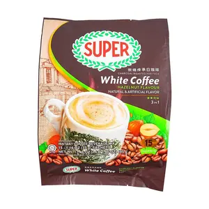 SUPER Singapore Charcoal Roasted White Coffee 15 Sachets 495g - Rich Aroma & Smooth Taste
