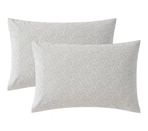 Laura Ashley Emogene Heather Cotton King Pillowcase Set