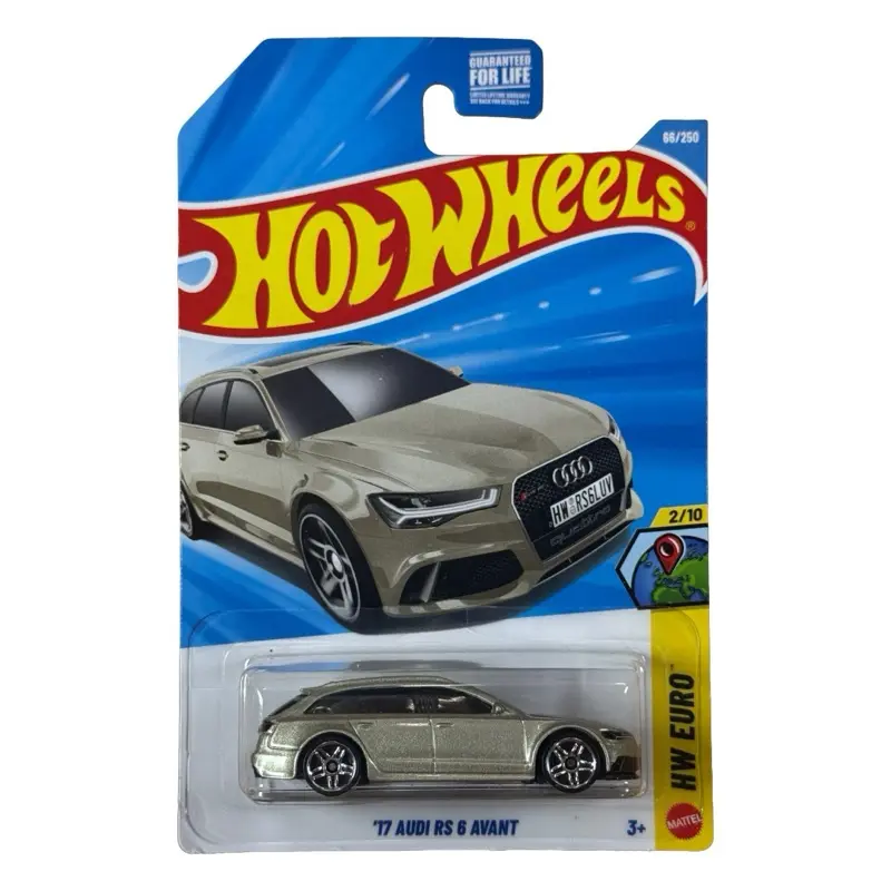 Hot Wheels Mainline '17 Audi RS 6 Avant Light Silver HW Euro 2/10