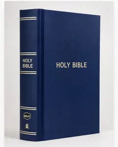 Holy bible NKJV Pew Bible – Large Print – Hardcover – Blue – Letter Edition – Comfort Print