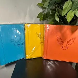 Pokemon TCG Eevee GX Advanced theme 480 slots Card Sealed Binder Sleeve