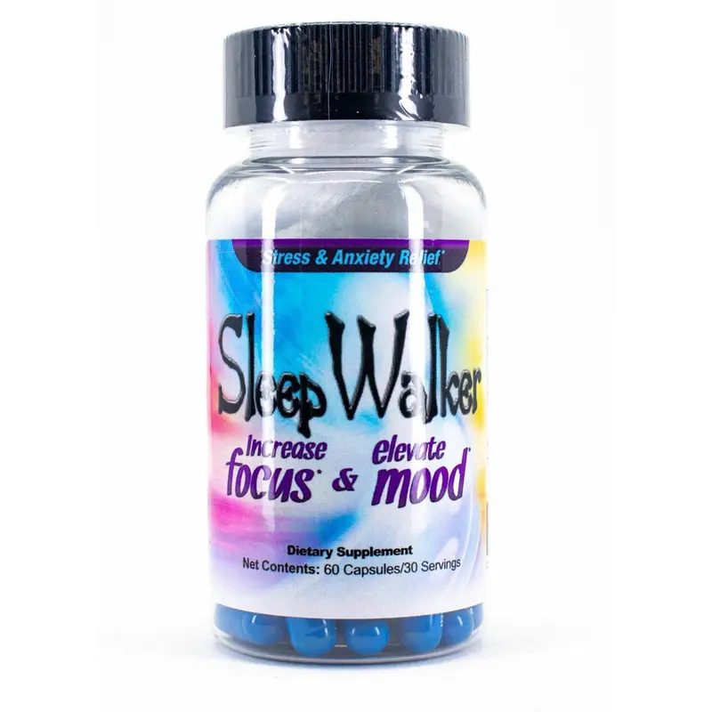 SLEEP WALKER 4 Ct. Capsules Blister Pack - Vitamin Brain Booster