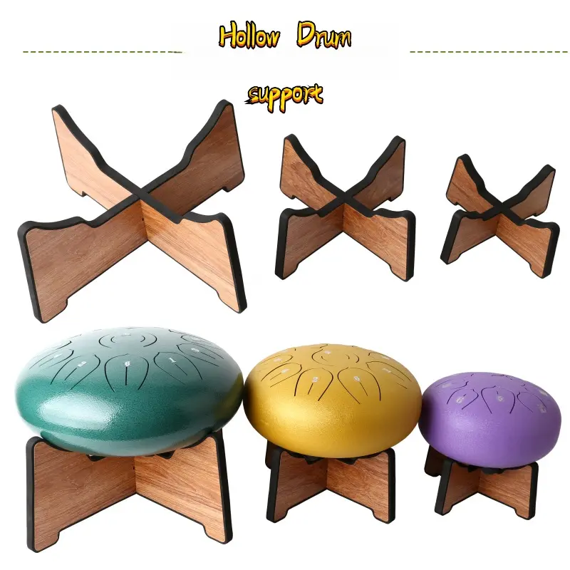 Three Sizes, Small/Medium/Large, Ethereal Drum Bracket, Steel Tongue Drum, Aerial Drum Accessories, Ethereal Drum Display Stand, Vertical Bracket