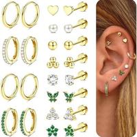 Gold Plated-Green CZ 2
