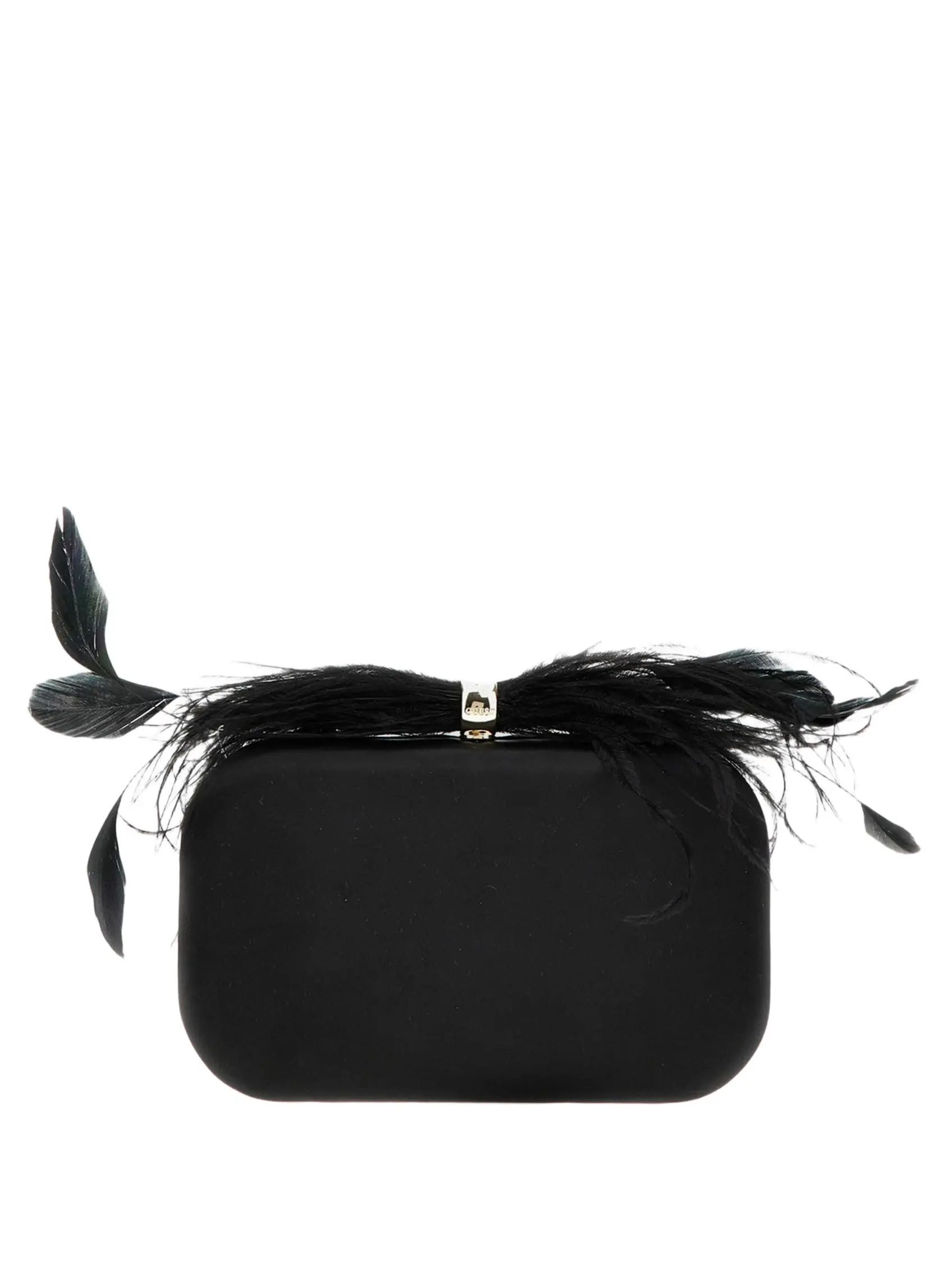 GUESS Female Keyah Feather Top Clutch