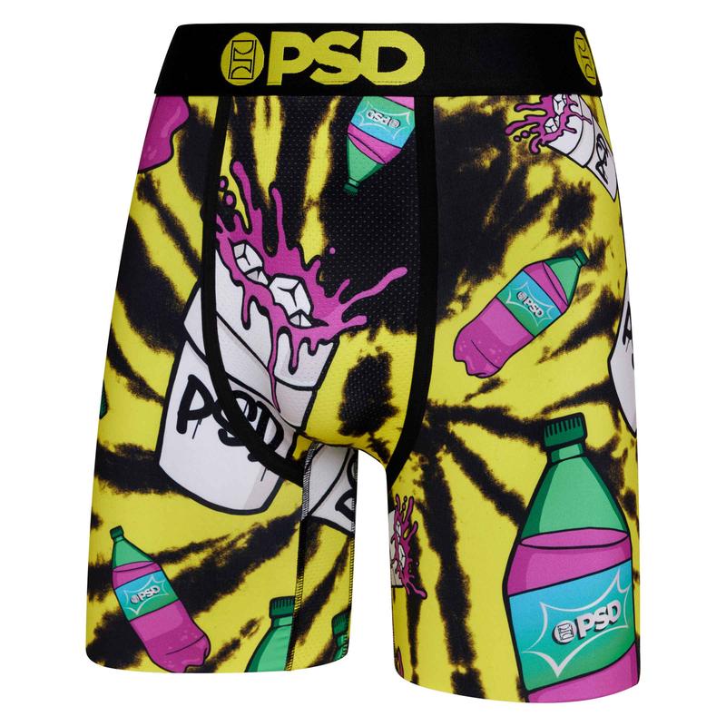 PSD Men's Big Gulp Boxer Brief 3 Pack - Standard Length 7 Inch Inseam, Soft and Breathable Cotton Blend Fabric