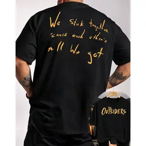 "The Outsiders" Movie Quote T-Shirt, "We Stick Together" Graphic Tee