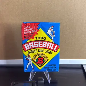 1990 Bowman Baseball Bubble Gum Cards