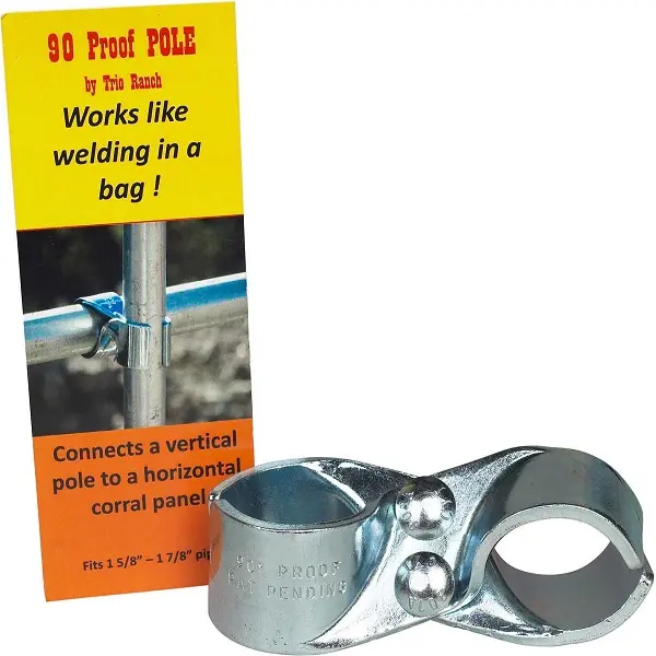 90 Proof Corral Panel Pole Clamp