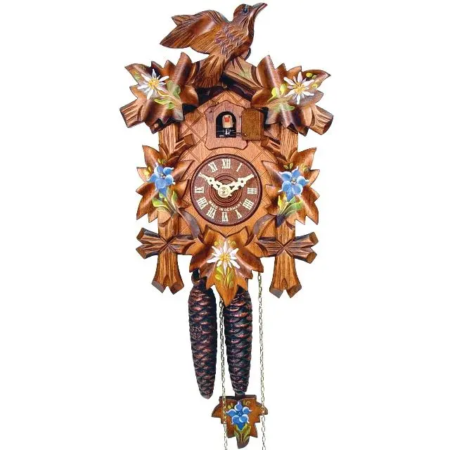 212 MAIN Weight-Driven Clock (Model 522-9) - Full-Size Walnut Wood Home Decor, Decoration Items, Holiday Gift