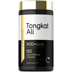 Carlyle Tongkat Ali | 180 Quick Release Capsules | 1,600mg | Non-GMO and Gluten Free Supplement