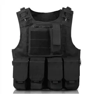 Tactical Vest Camouflage Lightweight Quick Release Multifunctional Outdoor Vest for Military Fans