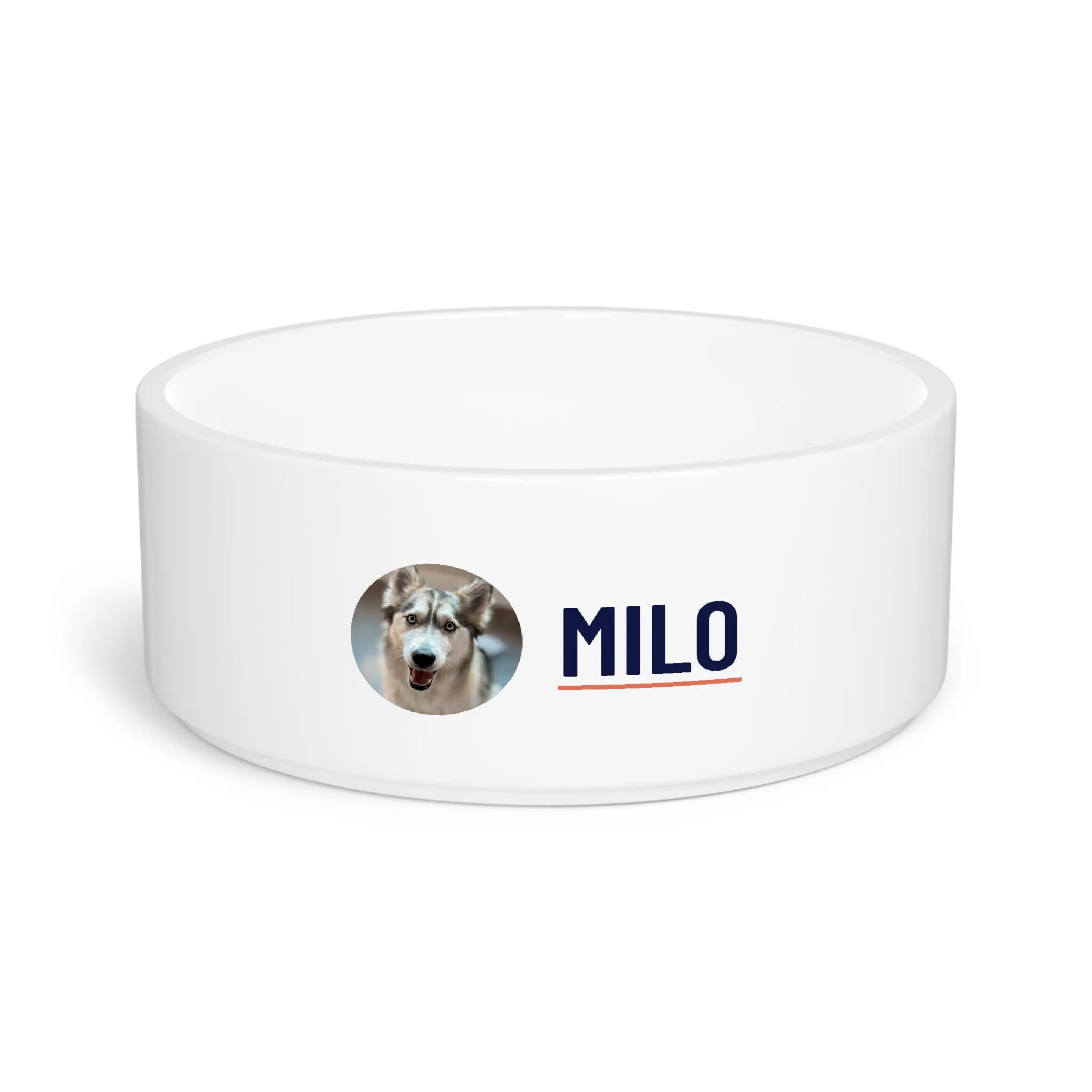 Barkable Personalized Ceramic Pet Bowl, Safe Material Dog & Cat Feeding Supply, Ceramic Bowl