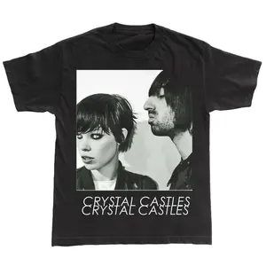 Crystal Castles Graphic Tee Indie Music Shirt HY1017