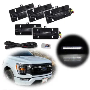 5PCS Brand new and quality White LED Front Grille lamps Lights For 2021 2022 2023 Ford F150 XL/XLT/XLT Sporting