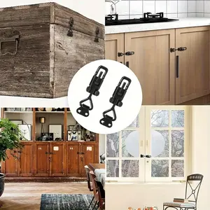 8pcs Adjustable Toggle Latch Locks, Easy-To-Install Lever Clamps, Secure Home & Furniture Fasteners, Durable & Reliable Design