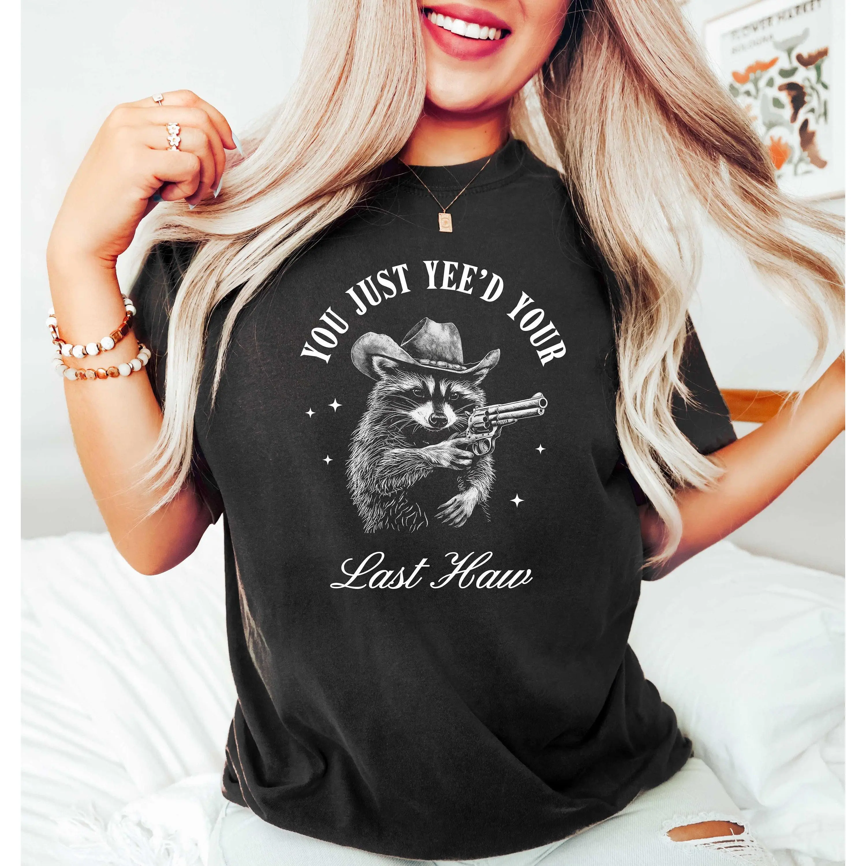 You Just Yee'd Your Last Haw Shirt, Funny Cowboy Shirt, Western Graphic Tee, Country Shirt, Cowgirl Shirt, Trendy Western Shirt, Rodeo Shirt